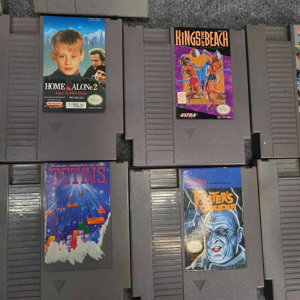 Nintendo NES Authentic Lot‎ of 12 Little Mermaid Faxandu Festers Quest and More